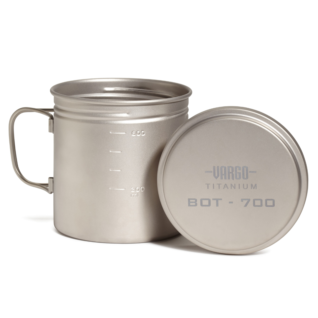 VARGO Titanium Bot 1L 新品未使用 箱無し VARGO TITANIUM BOT HD（ハンドル付き1Lモデル） | 田中商店