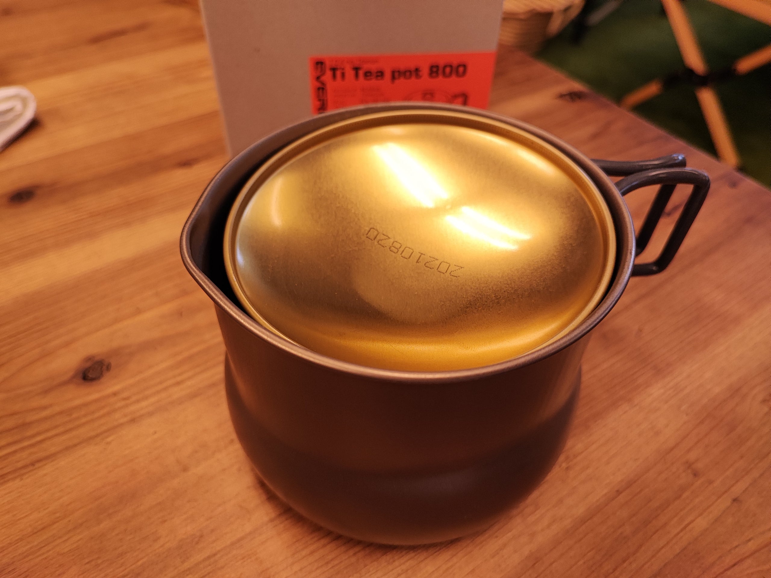 エバニュー Ti Tea pot 800 チタン ティーポット | 田中商店